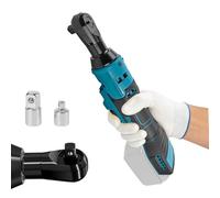 Llave de trinquete inalámbrica de 3/8 pulgadas para Makita 18 V, herramienta eléctrica, control de velocidad variable con luz LED, adaptador de 1/2 pulgada 1/4 pulgadas, 280 RPM, 80 N.m