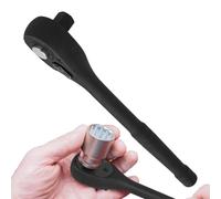 Llave de trinquete, llave de carraca | Llave de carraca de liberación rápida de 72 dientes - Mango ergonómico, llave de carraca reversible con conexión de 1/2 pulgada, herramientas de reparación