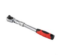 Llave de trinquete, llave de trinquete oscilante telescópica de 72 dientes con cabeza móvil de liberación rápida, herramienta de mano mecánica profesional (9.5 mm)
