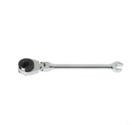 Llave de trinquete métrica, cabeza flexible, llave de extremo abierto, acero al cromo vanadio para reparación de automóviles, tareas de mantenimiento del hogar (9 mm)