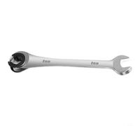 Llave de trinquete métrica con extremo abierto, herramienta manual de tubos de acero al cromo vanadio (8 mm)