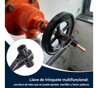 Llave De Trinquete Para Automóvil,Herramienta Multifuncional Para Reparación Automotriz - Levantador de Tachuelas para Uso Pesado - para Técnicos Mecánicos Fontaneros Propietarios Coches Motos Bicicle