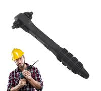 Llave de Trinquete para Mandril de Taladro,Llave Combinada 2 en 1 para Mandrino | Herramienta Multifuncion De Cambio Rapido Para Mantenimiento De Bicicletas Y Fontaneria