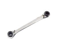 Llave de trinquete reversible 4 en 1 para reparación (1 paquete, 16 x 17-18 x 19 mm)