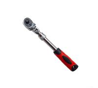 Llave de trinquete telescópica con acoplamiento de 72 dientes y cabezal giratorio de 180 grados para flexibilidad durante el mantenimiento del vehículo (6,35 mm)