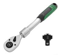 Llave de trinquete telescópica industrial construida de acero al cromo vanadio con sistema de acoplamiento de enchufe de liberación rápida (A)