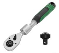 Llave de trinquete telescópica industrial construida de acero al cromo vanadio con sistema de acoplamiento de enchufe de liberación rápida (C)