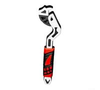 Llave de tubo ajustable profesional de bloqueo automático de 6 a 12 pulgadas con mandíbulas antideslizantes de doble rosca para trabajos de reparación de tuberías (6 pulgadas)