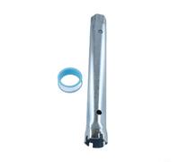 Llave de tubo de doble cabeza, 23-27 mm y 34-40 mm, herramienta de reparación de grifo de acero para instalación de fregadero y drenaje (23-27 mm)