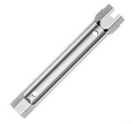 Llave de tubo de doble cabeza, 23-27 mm y 34-40 mm, llave de acero y herramienta de instalación de drenaje con diseño hueco para reparación de fregadero (23-27 mm)