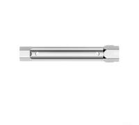 Llave de tubo de doble cabeza para instalación de drenaje de grifo de fregadero, llave de fontanería ajustable de 23-27 mm y 34-40 mm con diseño hueco, sin DAMA (23-27 mm)