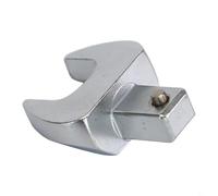 Llave de tubo de extremo abierto de 8 a 32 mm con llave de inserción de 9 x 12 mm para torsión, llave ajustable de acero al cromo vanadio para tuercas (17 mm)