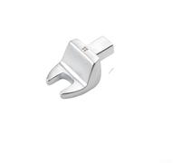 Llave de tubo de extremo abierto de 8 a 32 mm con llave de inserción de 9 x 12 mm para torsión, llave ajustable de acero al cromo vanadio para tuercas (11 mm)