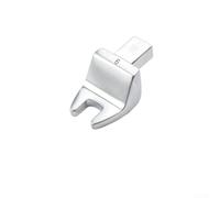 Llave de tubo de extremo abierto de acero al cromo vanadio de 8 a 32 mm con ranura de inserción de 9 x 12 mm para herramientas manuales y trabajos de pernos de precisión (9 mm)