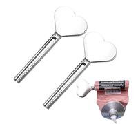 Llave de tubo de pasta de dientes - 2 unidades de llave de tubo para pasta de dientes de acero inoxidable rodillo prensa manual de pasta de dientes prensa de tubos de metal | llave para ahorrar pasta