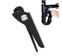 Llave de tubo genérica, llave de cremallera ajustable de 18 a 30 cm de carbono para fontanería | Pinza resistente para tuercas de calefacción de agua grifo baño cocina inodoro casa