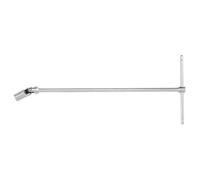 Llave de tubo hexagonal reforzada de 13 mm con cabeza giratoria Fervi C391/13