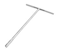 Llave de tubo larga, 6-19 mm, con barra en T hexagonal de alcance profundo (1 unidad), plateado