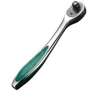 Llave de tubo, mecanismo de trinquete de 72 dientes con construcción ergonómica de acero para espacios reducidos, tamaño compacto para una fácil maniobrabilidad, funcionalidad bidireccional (C)