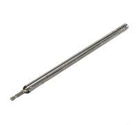 Llave de tubo para pernos largos con eje hueco de 14 mm, vástago hexagonal de 1/4 pulgadas, destornillador de tuerca extendida de acero inoxidable para instalación de conductos en techo (14 x 300 mm)