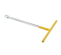 Llave de tubo tipo T, llave de vaso de 1/2 pulgada, llave hexagonal de mango en T de largo alcance de 27 cm, acero al cromo vanadio de alta resistencia, para reparación de vehículos y motocicletas