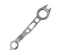 Llave de tuerca de brida con configuración de cuatro garras para tuerca de retención de disco de amoladora angular y trabajo de cierre de protección