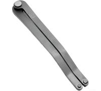 Llave de tuerca de pasador ajustable, llave de amoladora angular curvada de estilo alemán, herramienta de tuerca de bloqueo de brida de acero al manganeso para Bosch forMakita