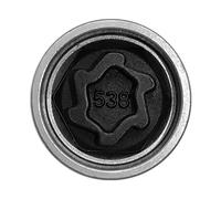 Llave de tuerca de rueda de bloqueo para VW antirrobo de repuesto para Volkswagen Security Master Lock Wheel Nut Key 538 Herramienta de llave de enchufe antirrobo