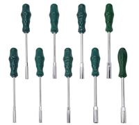 Llave de tuerca hexagonal de 5 0 mm a 13 mm con mango ergonómico ABS para reparación de destornilladores, herramientas manuales, enchufe de metal antioxidante para uso mecánico (8 mm)