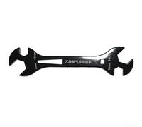 Llave de válvula de cilindro de gas de acero para oxígeno para argón, llave ajustable multifunción con diseño ergonómico para tareas de soldadura y fontanería