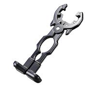Llave de válvula de tanque, llave de válvula profesional, llave de lata de aleación de aluminio, accesorio de reparación compacto, herramienta de apriete de botellas duradera | para apretar la presión