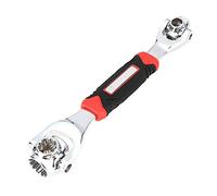 Llave de vaso 48 en 1 360 grados 6 puntos y 12 puntos llave universal cabeza giratoria herramientas DIY Socket funciona con pernos spline Torx para reparación de muebles coche