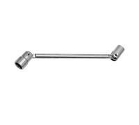 Llave de vaso articulada 20x22mm Inox, alta resistencia, ideal para acceder a espacios reducidos y realizar ajustes en tornillería.
