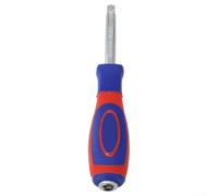 Llave de vaso de 1/4 pulgadas, barra deslizante con mango en T con agujero trasero para par de precisión - Rojo para cr-v Steel 150 mm herramienta manual para reparación de automóviles