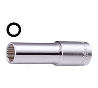 Llave de vaso de 12 caras 1/2" HANS 14 mm 12-kant largo
