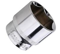 Llave de vaso de 36 mm - Llave de impacto profundo | 6 puntos de cromo vanadio, eliminador de tuercas de eje resistente a la corrosión para camión, reparación de coches, trinquete de accionamiento de