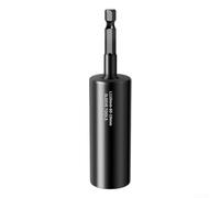 Llave de vaso de 50 mm de profundidad para taladro eléctrico, broca hexagonal extendida de acero al cromo vanadio, destornillador de tuerca antideslizante de fosfato negro para reparación de