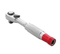 Llave de vaso de doble cabeza reversible herramientas de reparación | Llave de carraca de 0.25 pulgadas para coche, motocicleta, bicicleta, hogar, carpintería, gabinete de fontanería