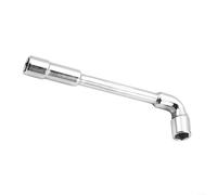 Llave de vaso de doble cabeza tipo L con diseño de codo perforado para desmontaje de maquinaria de construcción y servicio de componentes automáticos (12 mm)