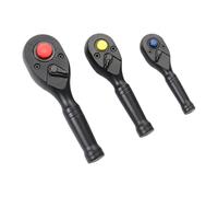 Llave de vaso de doble extremo de 72 dientes, adaptador de precisión de 1/4 3/8 pulgadas para llave bidireccional de tamaño pequeño de 3 longitudes