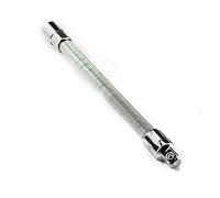 Llave de vaso de resorte para herramienta de vogueado, barra de extensión de cabeza cuadrada, soporte flexible para brocas de extensión para alcanzar partes muertas y estrechas (3/8 pulgadas 200 mm)