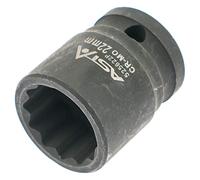 Llave de vaso dentada 1/2" SW 22 mm llave de impacto