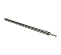 Llave de vaso extendida para HVAC, fontanería y construcción - Enchufe hueco de 14 mm con longitudes ajustables de 200-400 mm, vástago hexagonal de 1/4 pulgadas, acero inoxidable, resistente al óxido