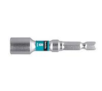 Llave de vaso imantada Impact Premier, Hex 8 x 65 mm, 1/4"E-03464 Makita