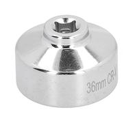 Llave de Vaso para Filtro de Aceite, 36 Mm, Vaso de 6 Puntos, Resistente, Acero Inoxidable, Duradero, Antioxidante, Herramienta de Llave de Vaso para Filtro de Aceite para Accesorio de Coche