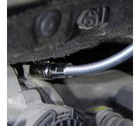 Llave de vaso para reparación de abrazadera de manguera flexible, adaptador de accionamiento de 1/4 pulgadas, destornillador de tuerca de acero de 250 mm con mango ergonómico, compatible con enchufes