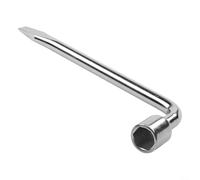 Llave de vaso profesional, resistente de 17/19/21 mm, llave de tuerca de rueda con perno hexagonal para reparaciones automotrices y herramienta manual de coche (3 piezas)