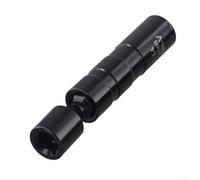 Llave de vaso SparkPlug de 14 mm y 16 mm con funda magnética, junta angular flexible, pared fina, construcción de acero al cromo vanadio, unidad de 3/8 (14 mm)