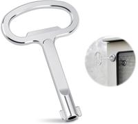 Llave del Gabinete Eléctrico 6mm Aleación de Zinc Llave del Armario de Control Llave de Caja de Medidor Multifuncional, Adecuado para Armarios de Distribución Armarios Rittal PS GGD