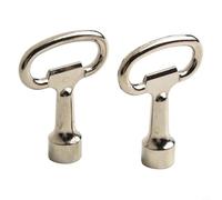 Llave del metro de utilidad del servicio del triángulo para el gas, eléctrico, diseño del metal de las cajas del contador del agua con el agujero del llavero para facilitar